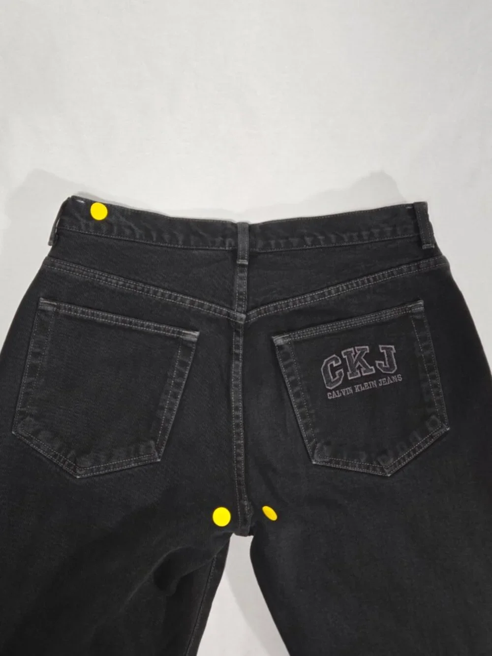 U.S.A Vintage Y2K 90s CALVIN KLEIN Black Embroidery 